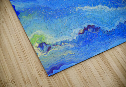 Abstract Blue Ocean Catriona Roberts Nature Photography and Designs puzzle