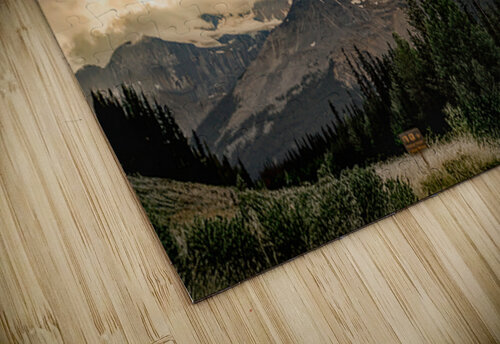 Mount Erasmus  Fire in the Sky Norma Brandsberg Photography puzzle