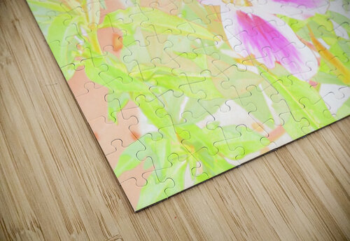  Pink Abstract Summer Flowers                                                                                                                     Catriona Roberts Nature Photography and Designs puzzle