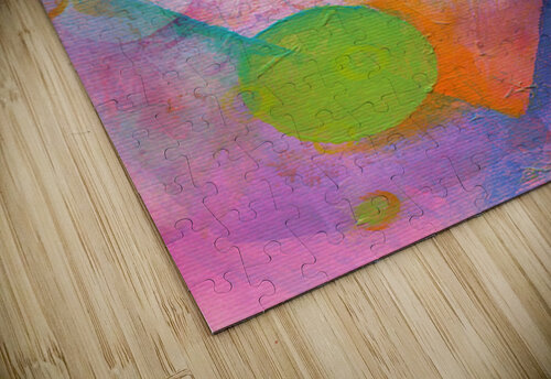 Love universe abstract acrylic painting  Karen Kaspar puzzle