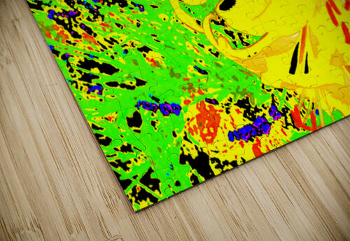   Vibrant Abstract Lilies                                                                                                                    Catriona Roberts Nature Photography and Designs puzzle