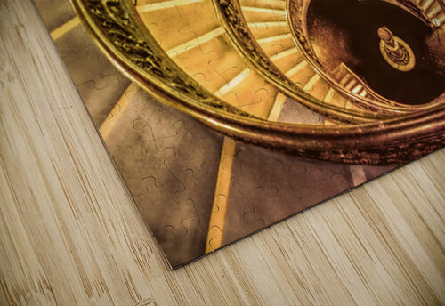 Golden Vatican Spiral Staircase Norma Brandsberg Photography puzzle