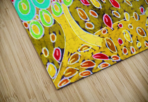 Abstract Whimsical Vibrant Forest Catriona Roberts Nature Photography and Designs puzzle