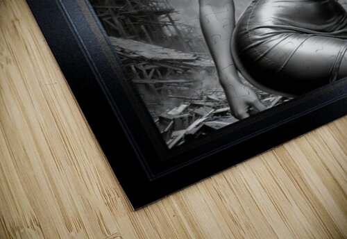 Stunning Atomic Age Moonlit Portrait Of The Resilient Asteria Gorgeous AI Concept Art by Xzendor7 xzendor7 puzzle