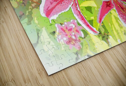 Abstract Lilies in Summer Sunlight                                                                                                                      Catriona Roberts Nature Photography and Designs puzzle