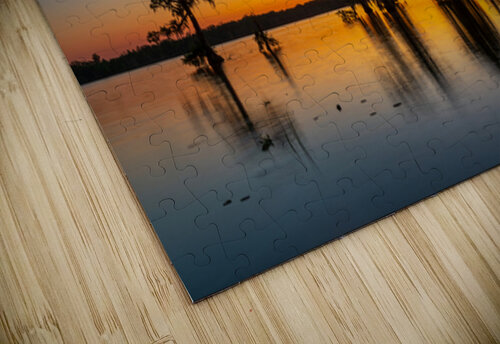 After sunset Lake Martin Breaux Bridge Louisiana DELPHIMAGES puzzle