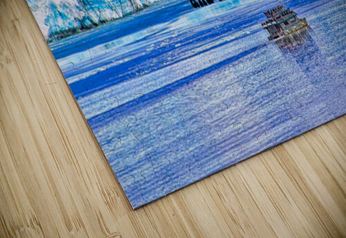 BLUE GLACIER  SCRIPTURE Charles Herchert puzzle