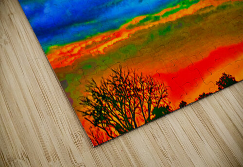 FIERY SUNRISE  Charles Herchert puzzle