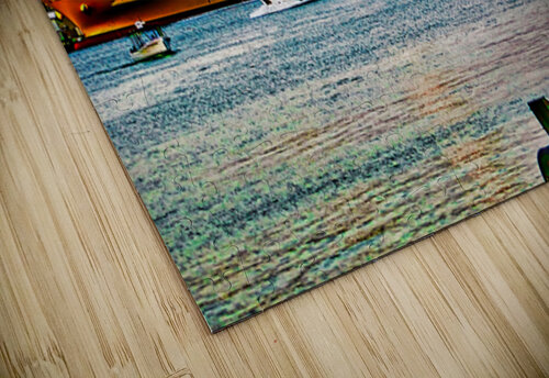 HARBOR AFTERGLOW  Charles Herchert puzzle