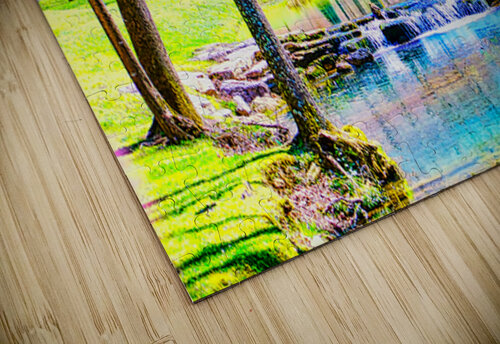 SPLASHING BROOK SCRIPTURE Charles Herchert puzzle