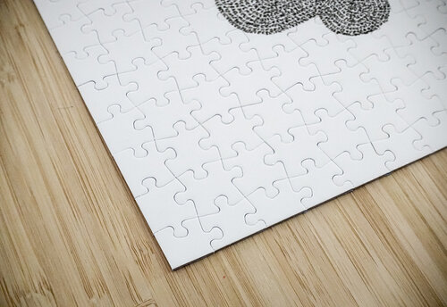 Hamsa Mircro-Blessing with a Heart v2 Aaron Poris puzzle