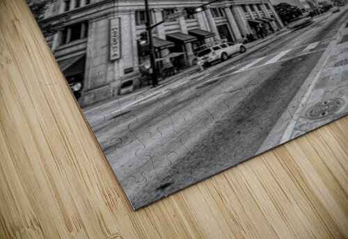 Dallas Commerce And Akard Grayscale Jennifer White puzzle