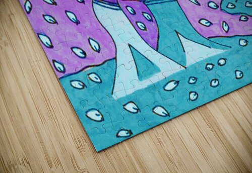 Abstract Whimsical Colour Forest Catriona Roberts Nature Photography and Designs puzzle