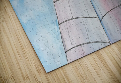 Grain Elevators in late day light Lisa von Biela puzzle