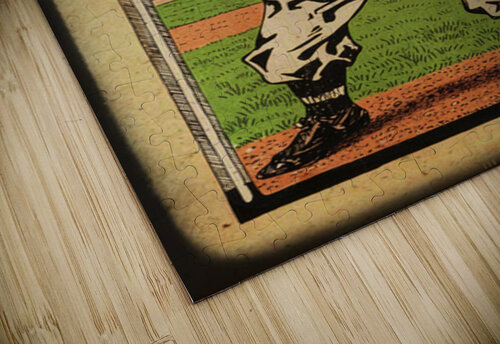 Early 1900s Baseball Catcher Art Remix Row One Brand puzzle