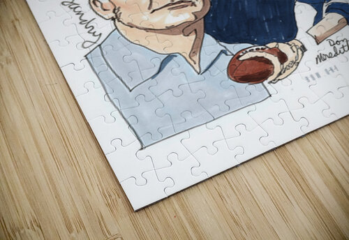 1975 Dallas Cowboys Art Remix Row One Brand puzzle