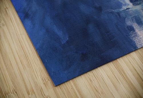 Happy tuxedo cat Karen Kaspar puzzle