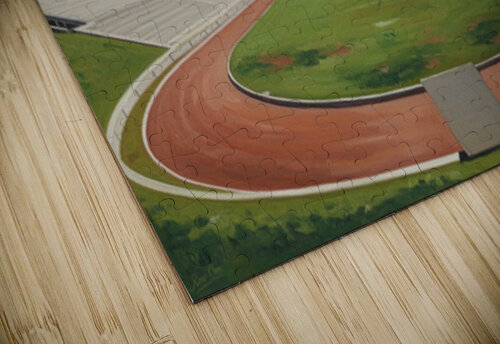 1940s Razorback Stadium Fayetteville Art Row One Brand puzzle