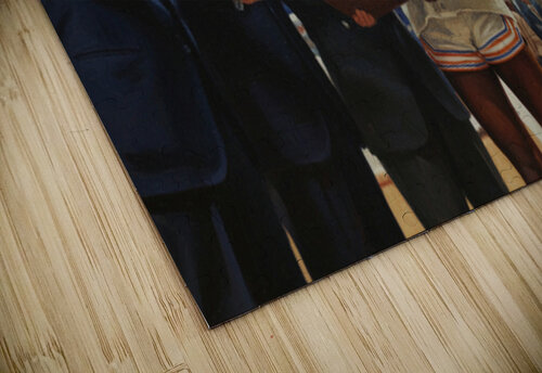 1966 Texas Western Basketball Championship Art Row One Brand puzzle