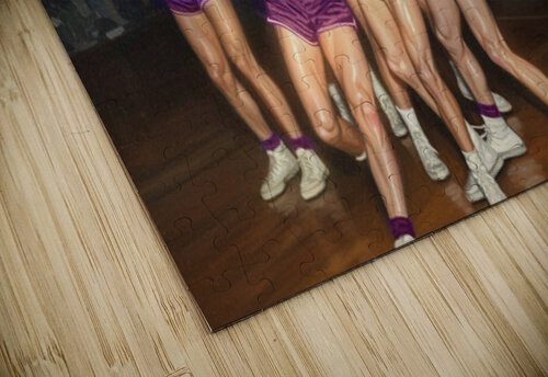 High Point Basketball Vintage Art Row One Brand puzzle