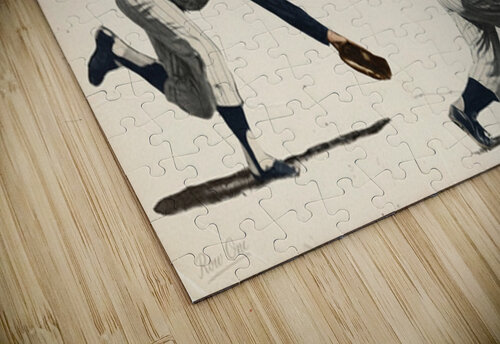 1960s Roger Maris Yankees Art Remix Row One Brand puzzle