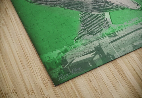 1950s Philadelphia Eagles Art Remix Row One Brand puzzle