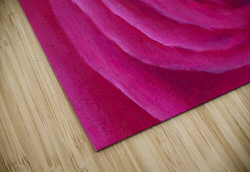 Pink rose spiral Karen Kaspar puzzle