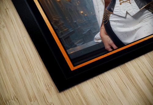 Baroque Beauty Valeriana Corvus Portrait Illustration Mesmerizing AI Concept Art by Xzendor7 xzendor7 puzzle