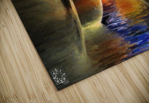 Sea of Tranquility ChrisHarrisArt puzzle