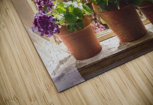 Geraniums Keep the Outside In Thea Menagh puzzle