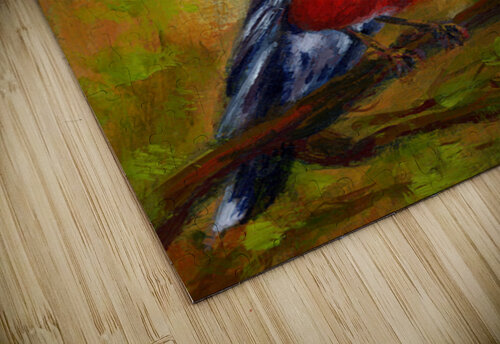 North American Robin portrait Karen Kaspar puzzle
