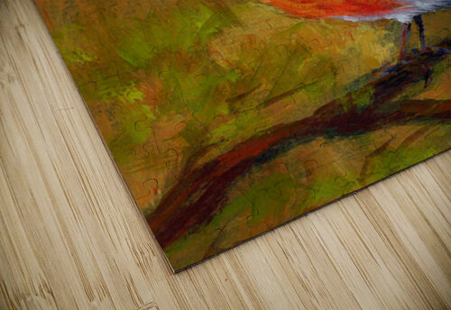 Portrait of a North American Robin Karen Kaspar puzzle