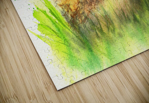 Cute little hedgehog baby Karen Kaspar puzzle