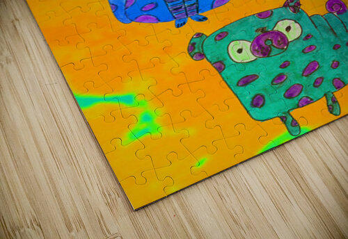 Abstract Cats Pug and Stars Catriona Roberts Nature Photography and Designs puzzle