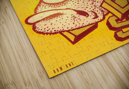 Vintage USC Trojan Cartoon Art Row One Brand puzzle