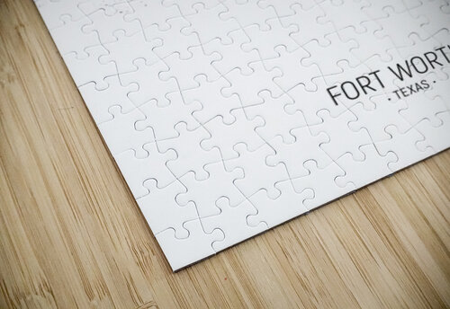 Fort Worth Texas Skyline Michael Tompsett puzzle
