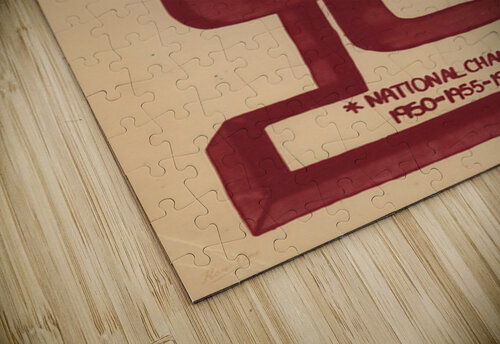 1970s Oklahoma Sooners Number 1 Art Row One Brand puzzle