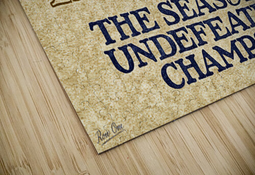 1919 Notre Dame Fighting Irish Football Art Remix Row One Brand puzzle