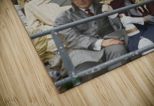 1950s North Texas Football in Rain Row One Brand puzzle