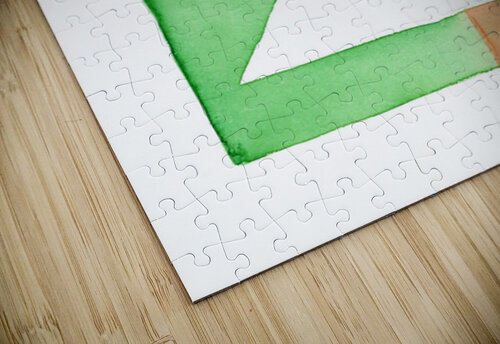 Festive minimalism winter tree Karen Kaspar puzzle