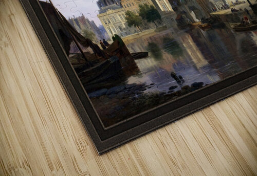 Fantasy Cityscape With The Mauritshuis by Bartholomeus van Hove xzendor7 puzzle