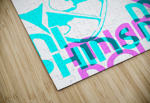 National Football League_Retro Miami Dolphins Fine Art by Row One Brand Row One Brand puzzle