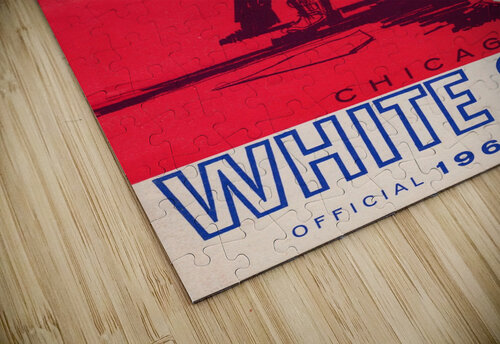 1964 Chicago White Sox Scorecard Reproduction Baseball Art Print Row One Brand puzzle