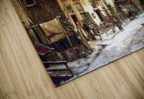 Winter in town Willem Koekkoek puzzle
