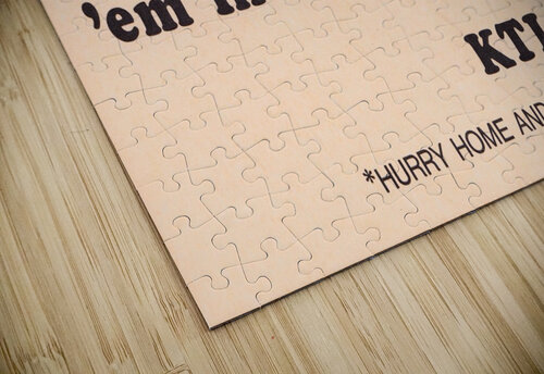 KTLA Channel 5 TV Los Angeles Advertisement UCLA Basketball Row One Brand puzzle