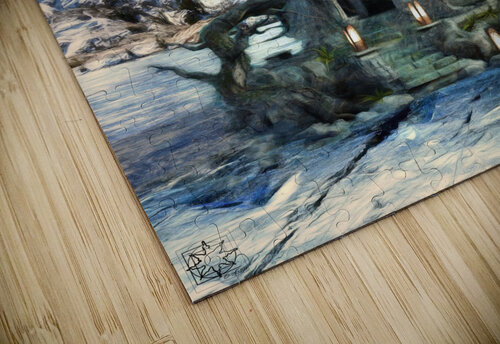 The Morrigans House ChrisHarrisArt puzzle