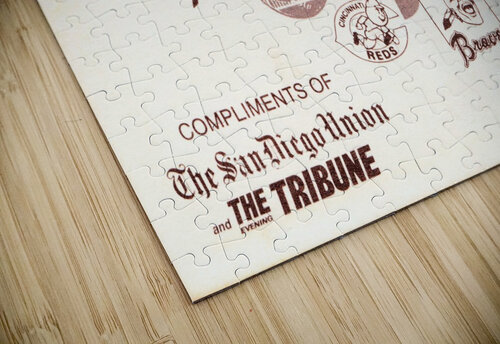 1980 san diego tribune padres schedule Row One Brand puzzle