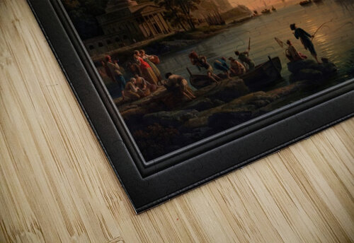 Landscape at Sunset with Fishermen Returning with Their Catch by Claude Joseph Vernet xzendor7 puzzle