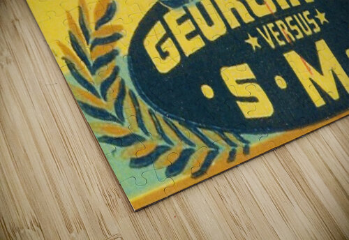 1953 college football art Row One Brand puzzle