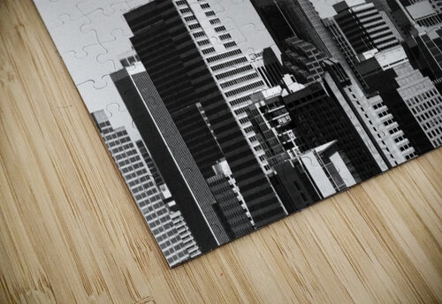 Black and White San Francisco Skyline David Yoon puzzle